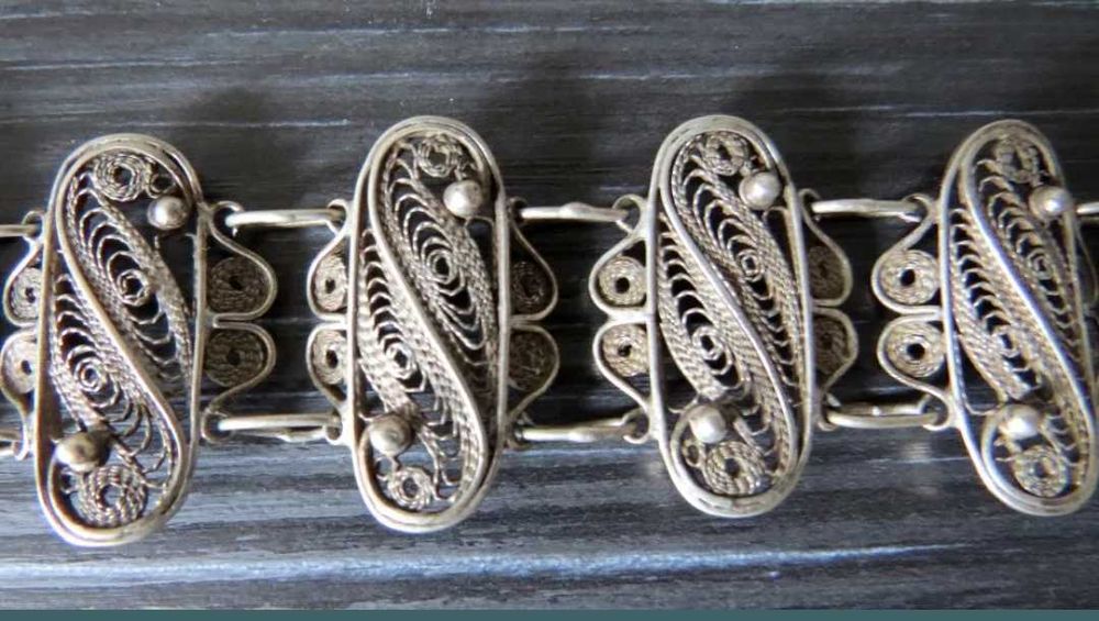 Bratara argint provenienta franta, filigran