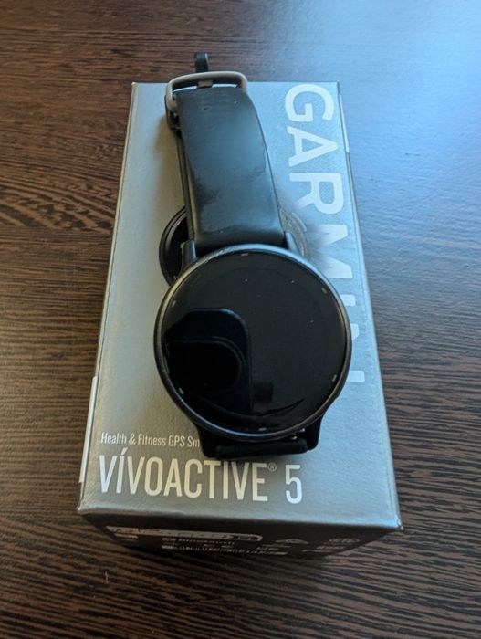 Smartwatch Garmin Vivoactive 5 (AMOLED) - Negru, Pachet complet