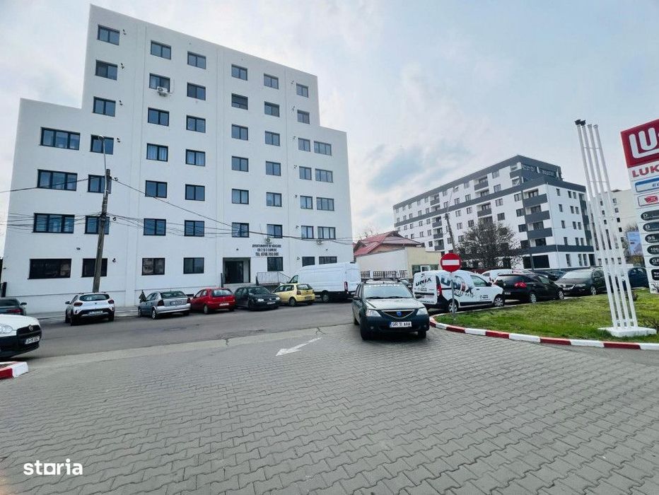 Apartament bloc nou, centrala pe gaz, balcon, terasa