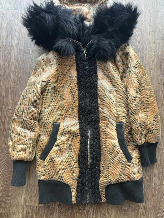 Стмльная турецкая дубленка на девочку