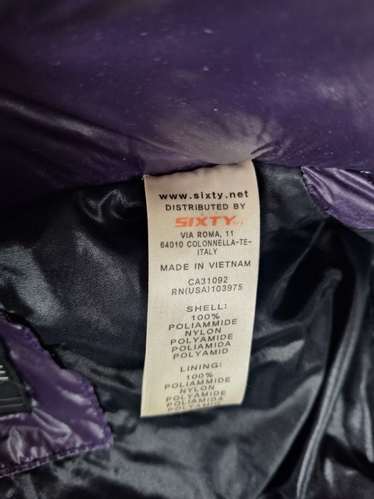 Оригинално лилаво пухено яке Energie – размер XS