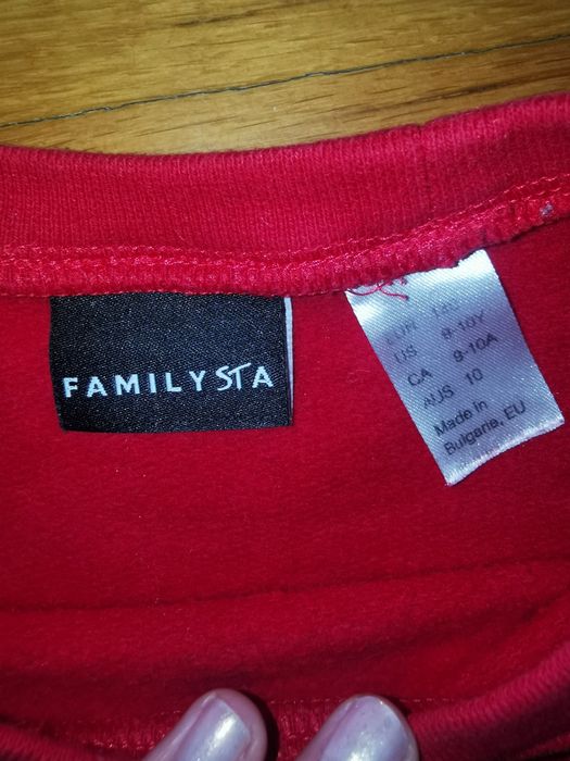 Коледен суичър с щампа Team Rudolf, Familysta