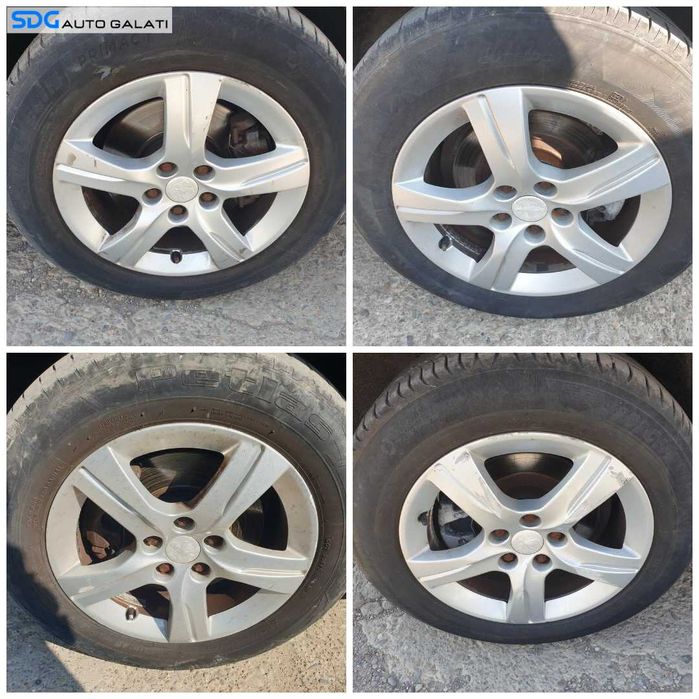 Set 4 Jante Janta Roata Roti Aliaj 5x108 CB 65.1 215 60 16 R16 Peugeot Expert 2009 - 2016 [Q5822]
