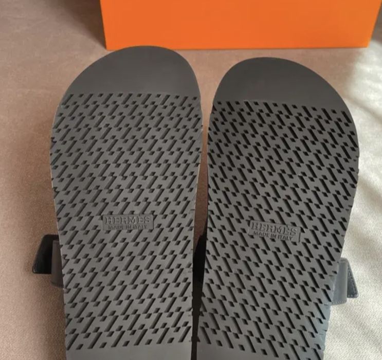 Sandale Hermes negre cypre noi