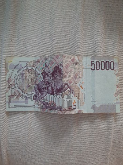 Bancnotă 50.000 lire italienești