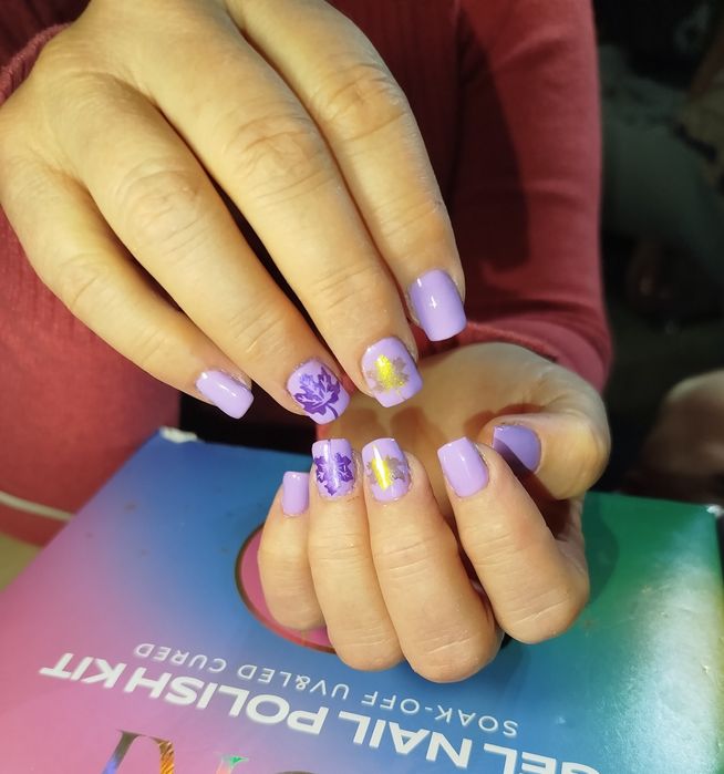 Маникюр 3000тг наращивание