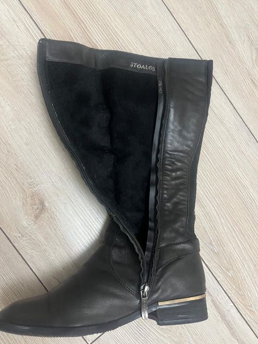 Сапоги кожаные весна/осень