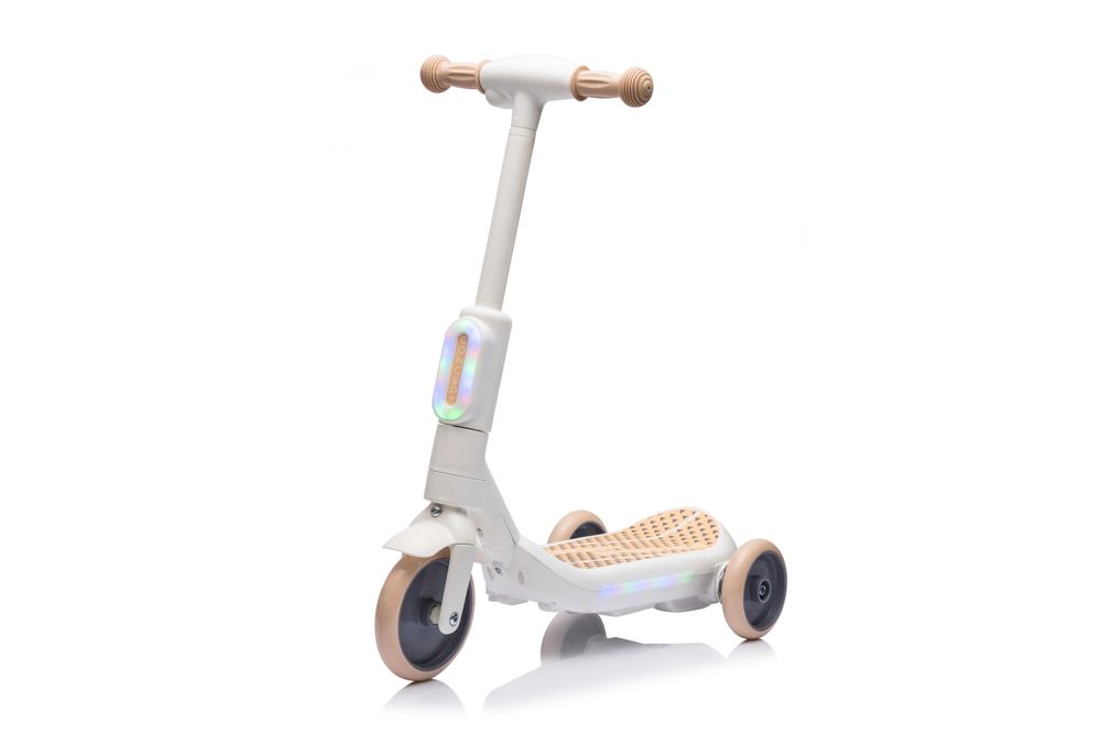 Trotineta electrica pt copii, Kinderauto Aquamist, 30W, 6V 4.5Ah Alba