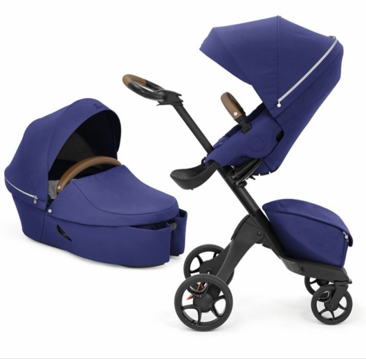 Коляска Stokke синяя