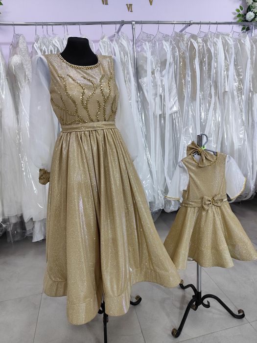 Вечерняя Мама доча платья