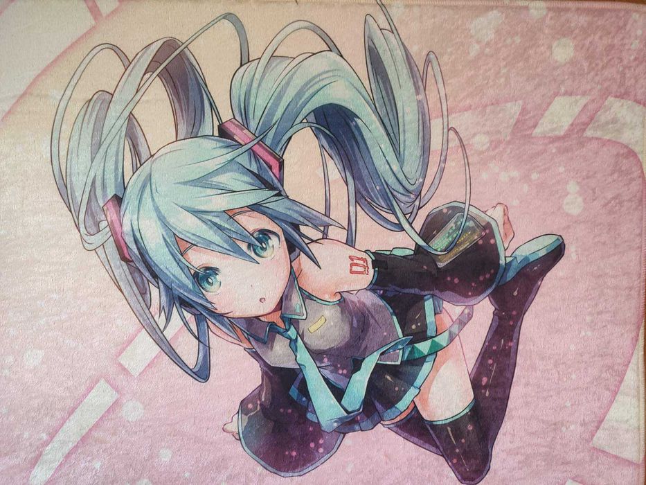 Килимче аниме Hatsune Miku меко детска стая баня плюшено anime ново Kagamine Rin Megurine Luka Neko