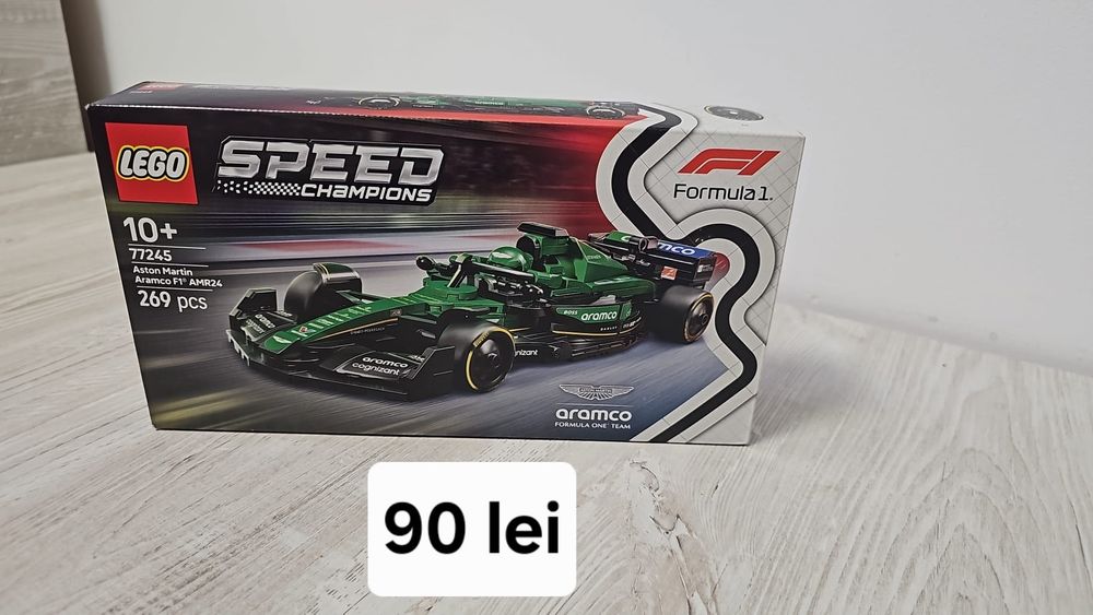 LEGO® Speed Champions Masina de curse Aston Martin Aramco F1 AMR24