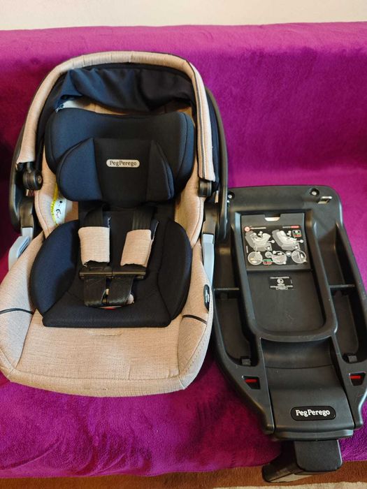 Scoica Peg Perego Primo Viaggio Lounge si baza isofix