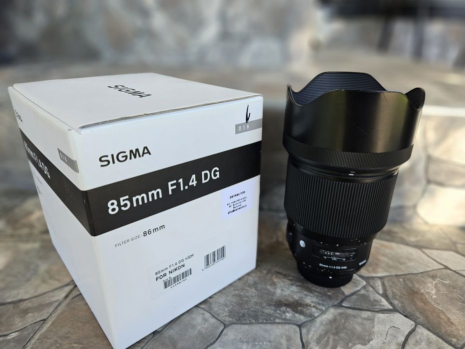 Obiectiv sigma 85mm f1.4 nikon