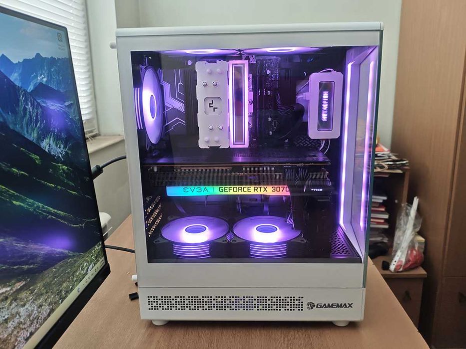 Геймърски компютър, Ryzen 7500F, Rtx 3070, 32gb DDR5, 1tb Nvme