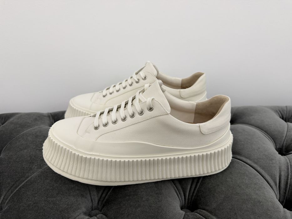 Jil Sander platform sole sneaker