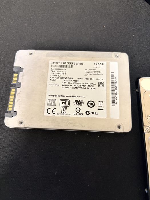 Ssd + hdd + suport
