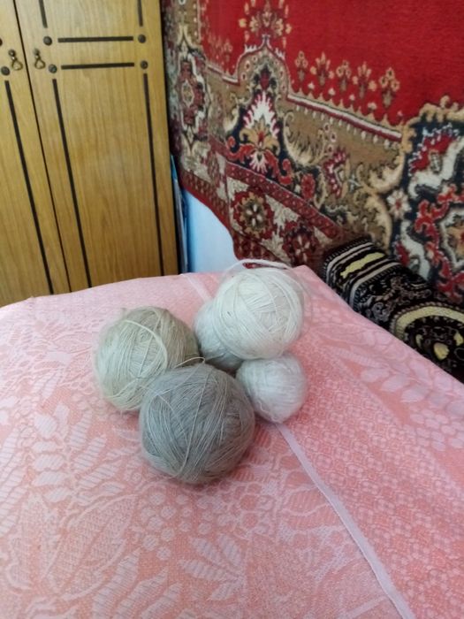 Пух пряденой из ангорского пуха