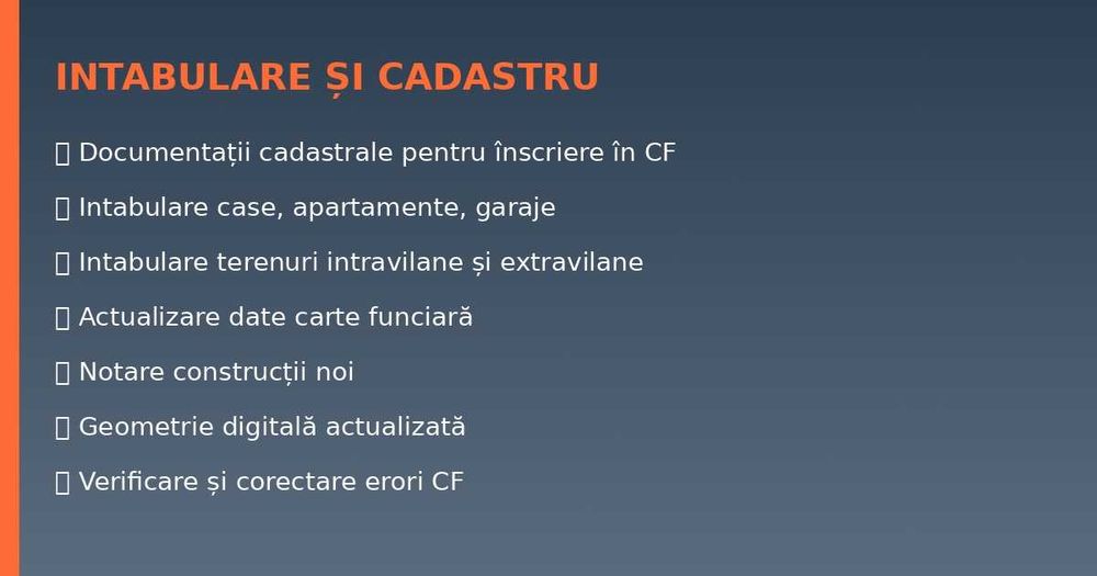 Servicii de Cadastru și Topografie - Inginer autorizat ANCPI