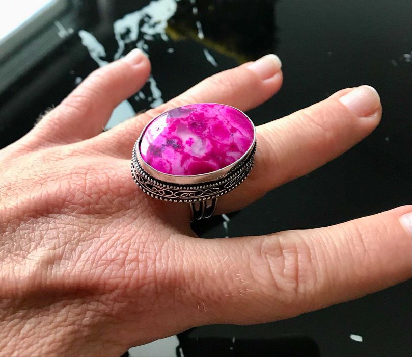 Inel Argint 925 cu Piatra Semipretioasa Opal Dendrit