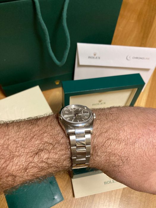 Vând ceas Rolex Datejust 36 mm, original 100%, aproape nou, cu acte