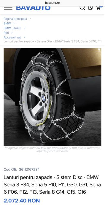 Lanturi antiderapante OE BMW Disc NOI, R18, R19!