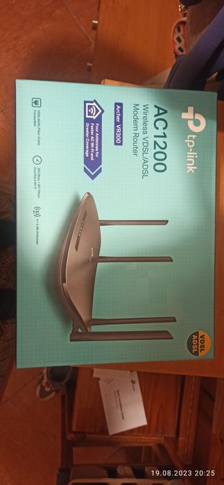 Новый роутер VR3000 на гарантии