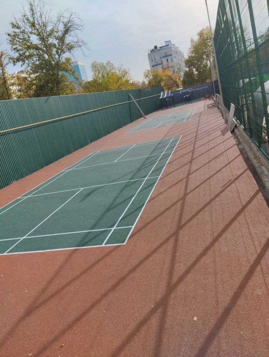 Резиновое покрытие для теннисного корта Rezina qoplama