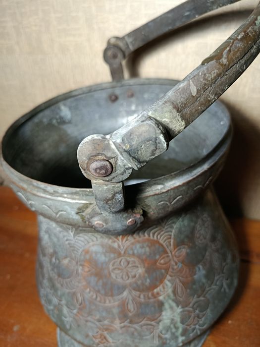 Чан ведро медное