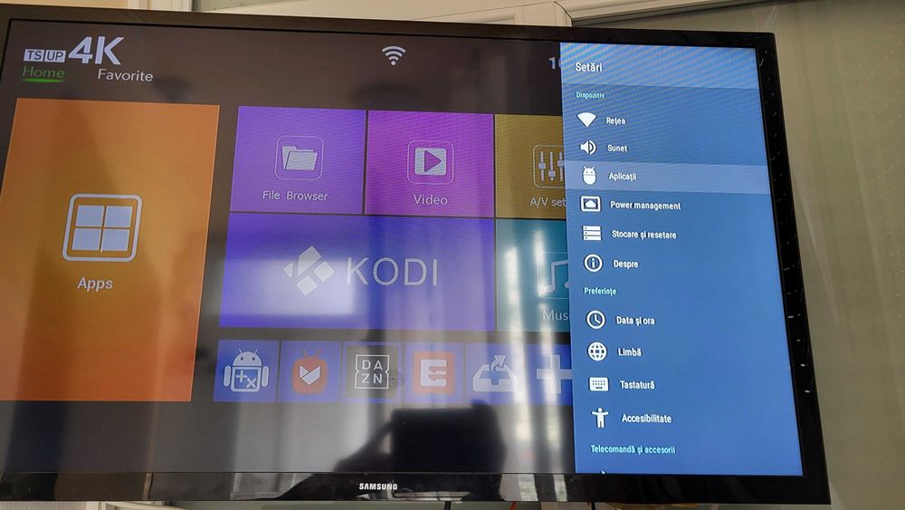 Smart Box Android dongle stick 4K Ultra HD TeleSystem TS UP 4K Stealth