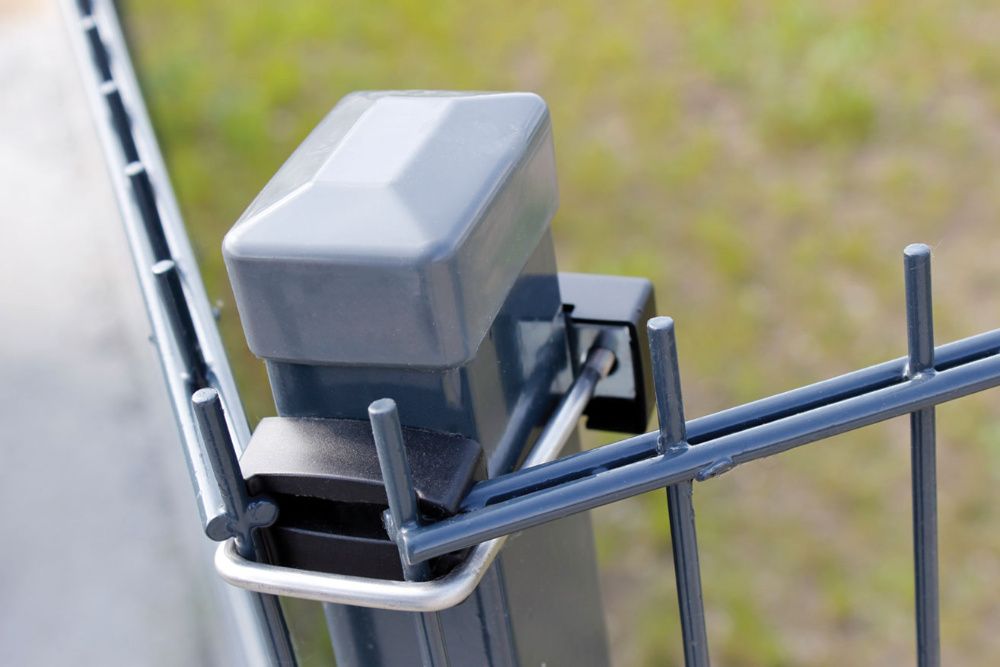 Clema, element de fixare tip U, cleme panouri de gard bordurat, 2D