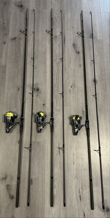 Set Caperlan Xtrem 500, 3 lansete cu mulinete si husa 3 compartimente