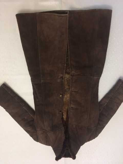 Дублёнка женская из натуральной кожи и меха (овчины) размер 42-44