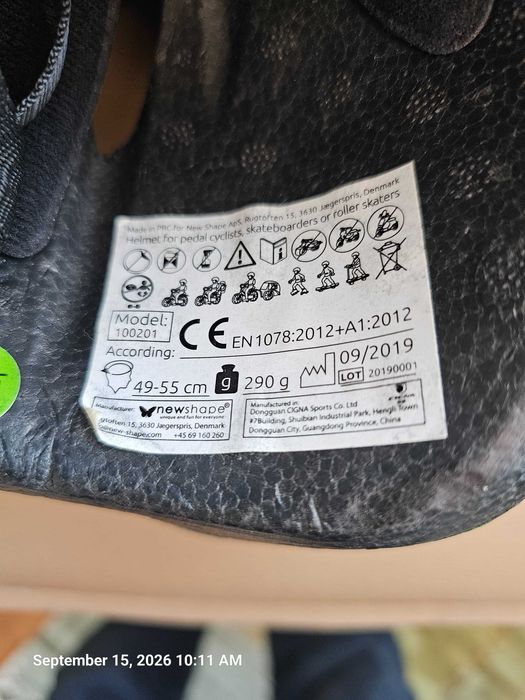 Casca protectie copii, cu lumina integrata de la Crazy Safety 49-55cm