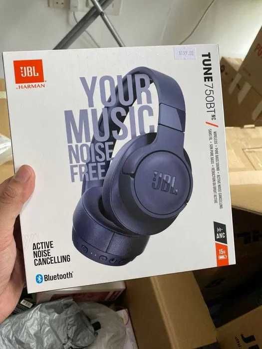 Наушники JBL Tune 750 BTNC Black