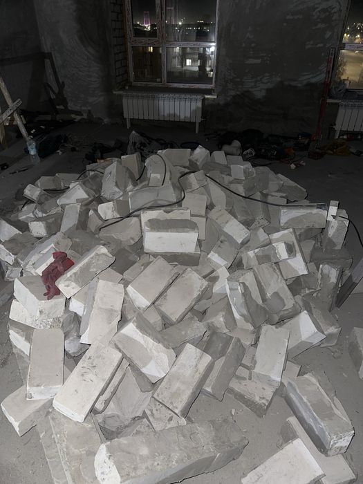 Силикатный кирпич б/у