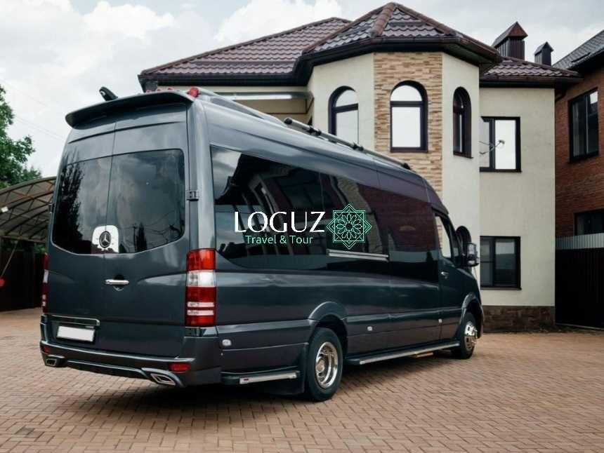 Микроавтобусы комфорт и бизнес классов для поездок по Узбекистану 24/7