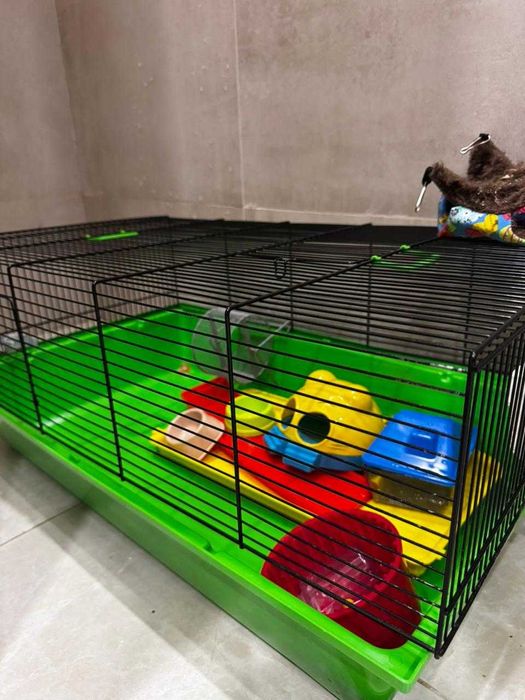 Клетка и домик для хомячков