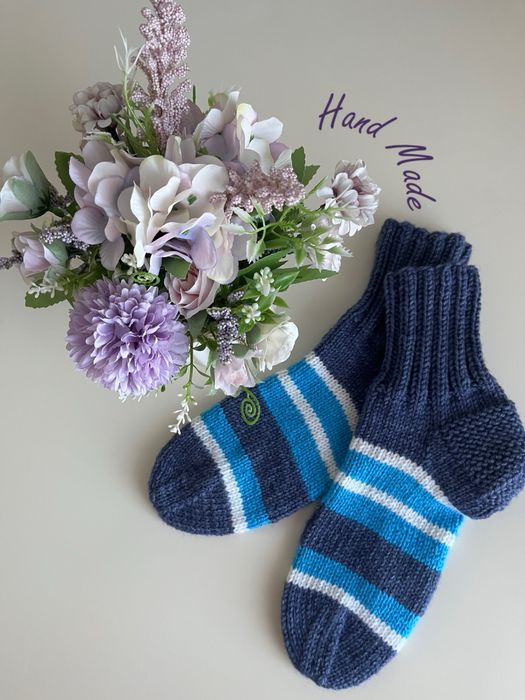 Носочки вязаные. Тёплые