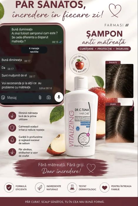 Dr. C. Tuna Sampon Vitalizing Anti-Matreata 500ml