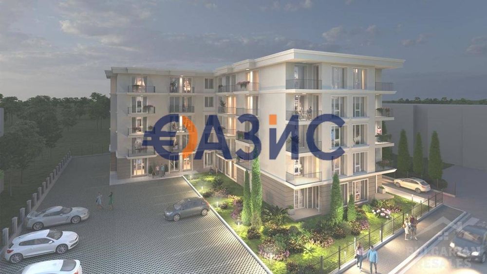 Студио на 3-ти етаж, Ла Мер Голд Резиденс, Несебър, България - 43,68