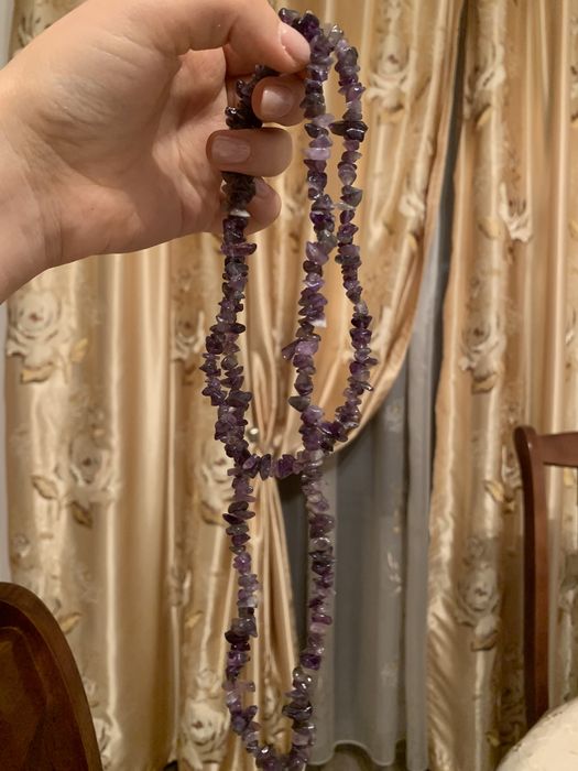 Бусы аметист