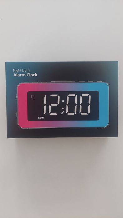 AFEXOA Ceas electronic cu alarma si lumini de noapte