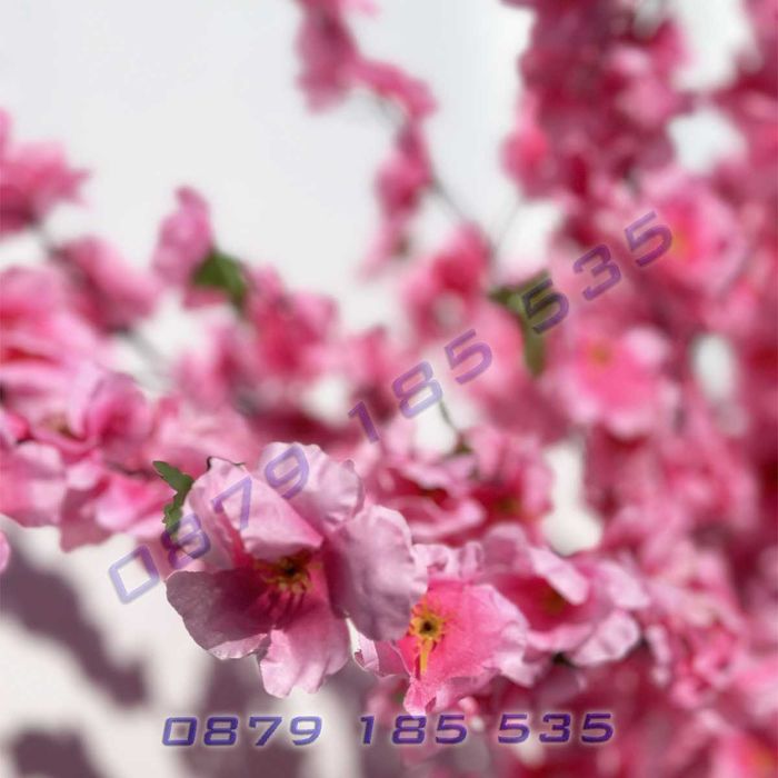 Изкуствено декоративно дърво розова японска вишна голям красив декор