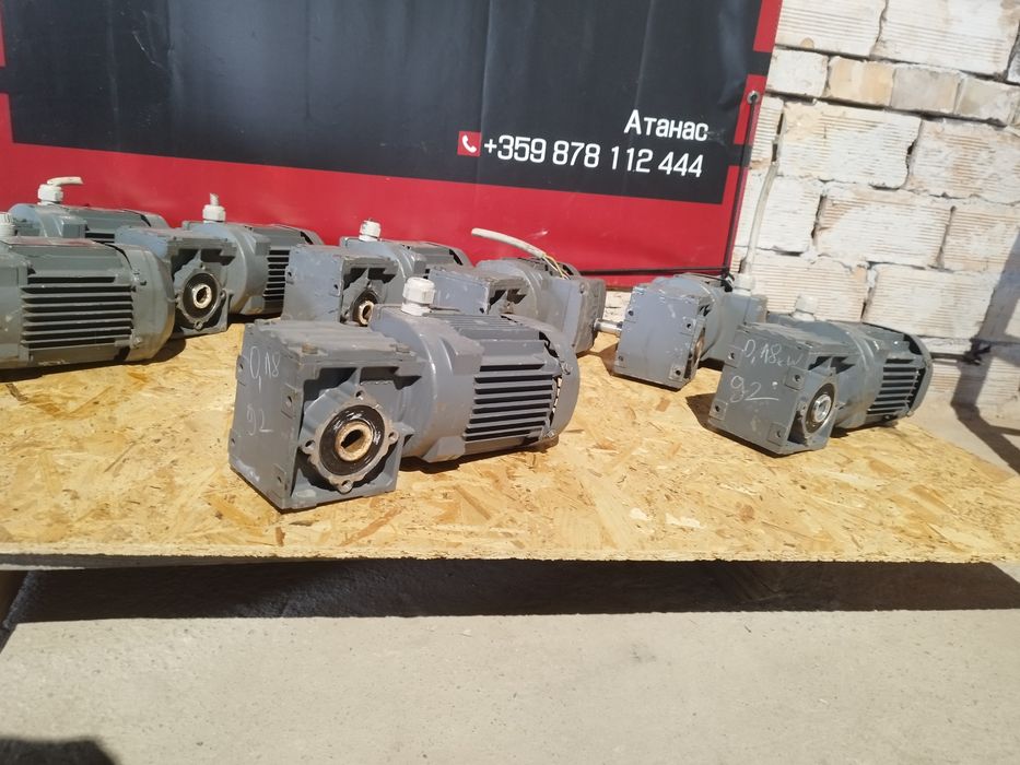 Електромотор с редуктор SEW 0.18 кВ 92 оборота