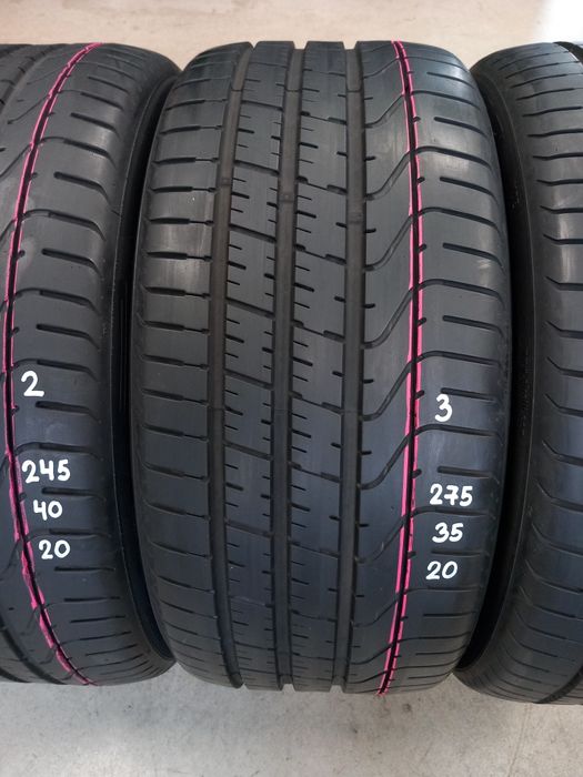 245/40/20-2бр& 275/35/20-2бр PIRELLI-RUN FLAT-Неразличими от НОВИ-DEMO