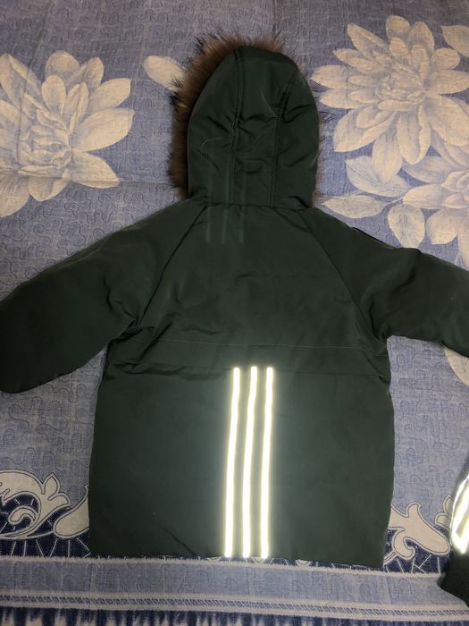 Комплект пуховик со штанами размер 100