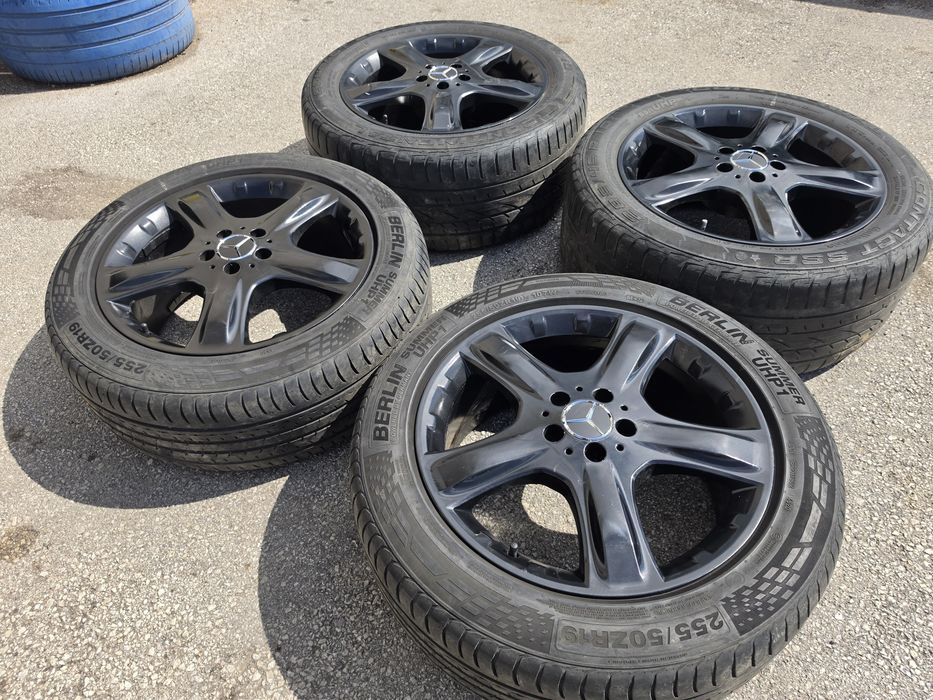 5х112/19 с гуми Mercedes ML W164 W166 GL X164 Спорт пакет 5x112/19 Мерцедес МЛ В164 ГЛХ164