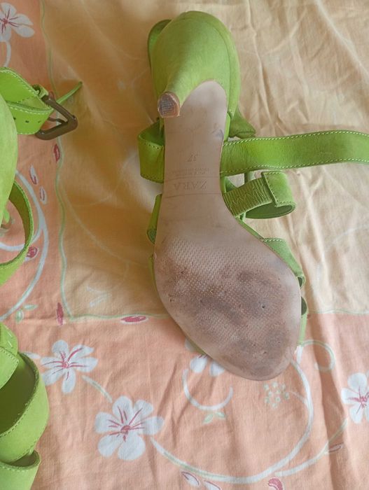 Sandale Zara verzi Nr 37