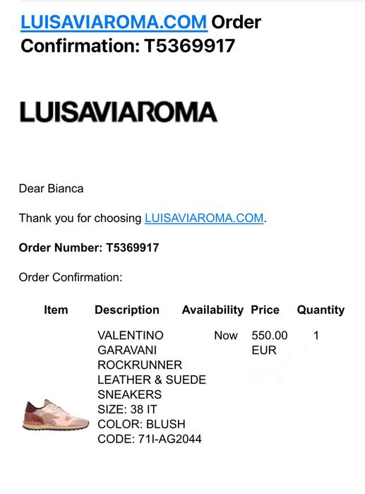 Valentino Garavani adidasi